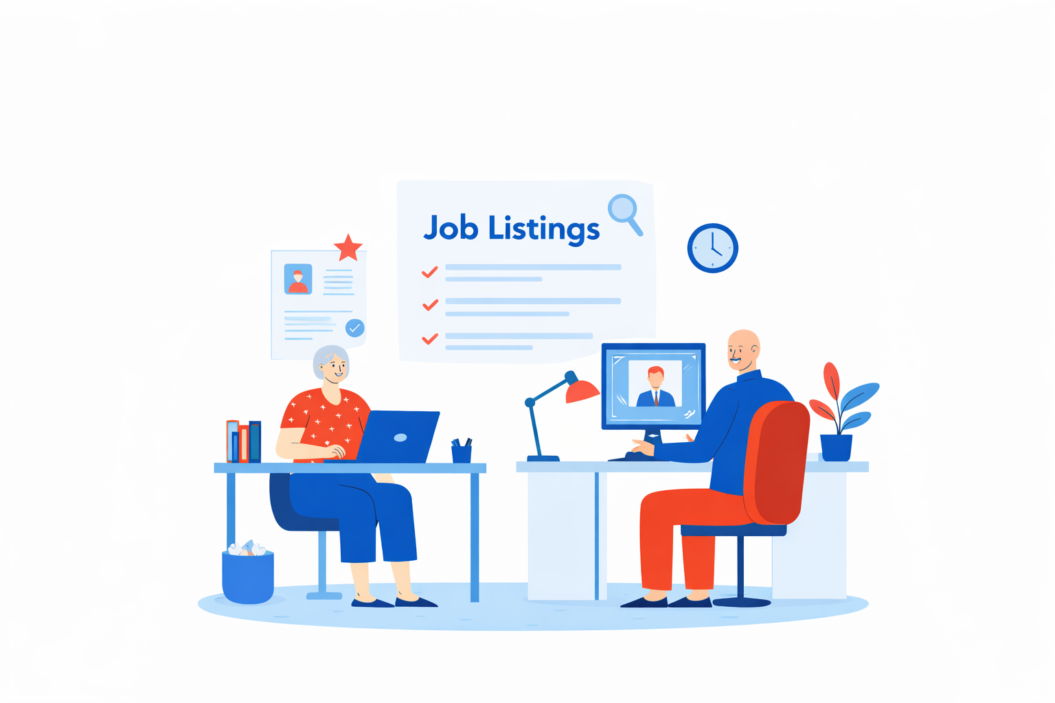 A group of people talking